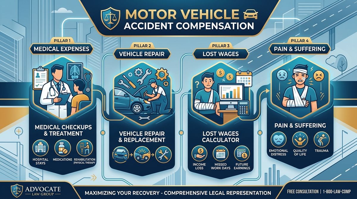Motor Vehicle Accident Compensation Breakdown
